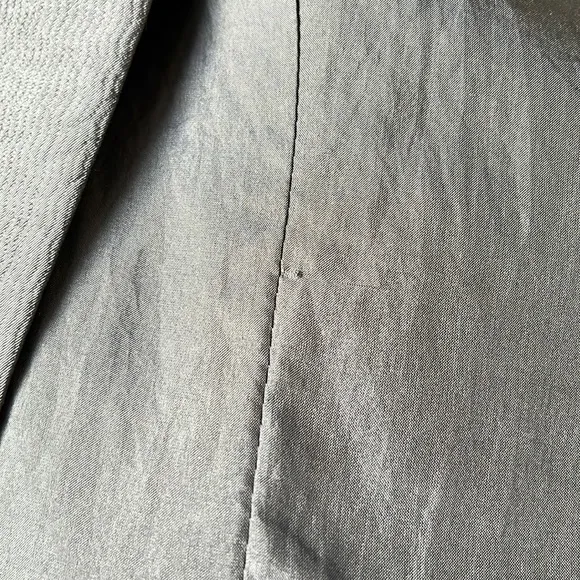 EILEEN FISHER Textured 100% Silk Blazer Jacket MP