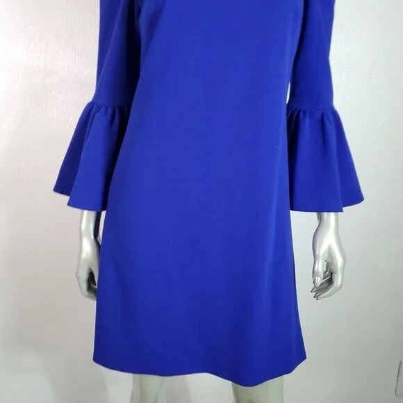 Eliza J Cold Shoulder Royal Blue Knee Length Women’s Dress Size 8