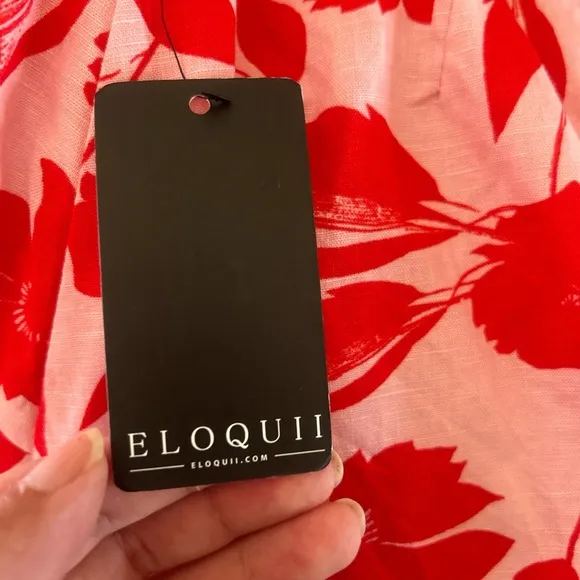 Eloquii NWT High-Low Floral Skirt