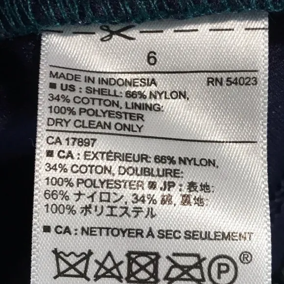 EUC Banana Republic Teal Navy Lace Pencil Skirt