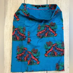 EUC J Crew woven lobster 🦞 pencil skirt