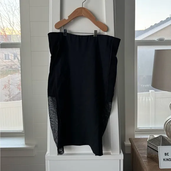 Eva Franco Cyan Pencil Skirt