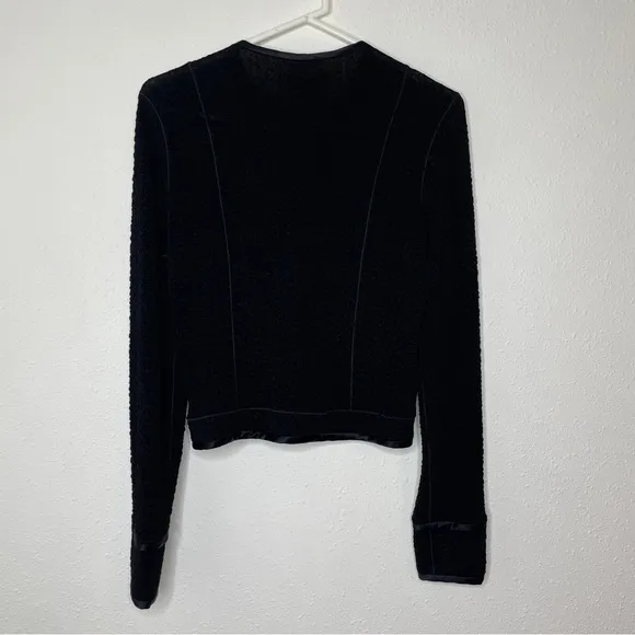Eva Varro Jacket Blazer Size Medium Made In USA Black