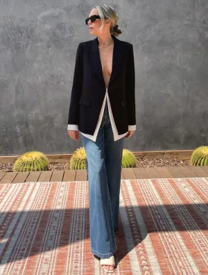 Favorite Daughter The Kelly Blazer Black