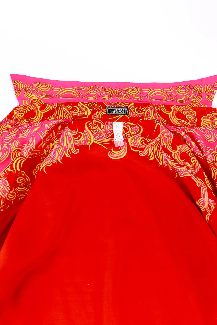 Filigree Greek Key Print Blouse