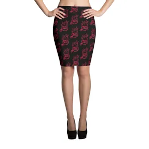 Flamedrop Dangerous Pencil Skirt