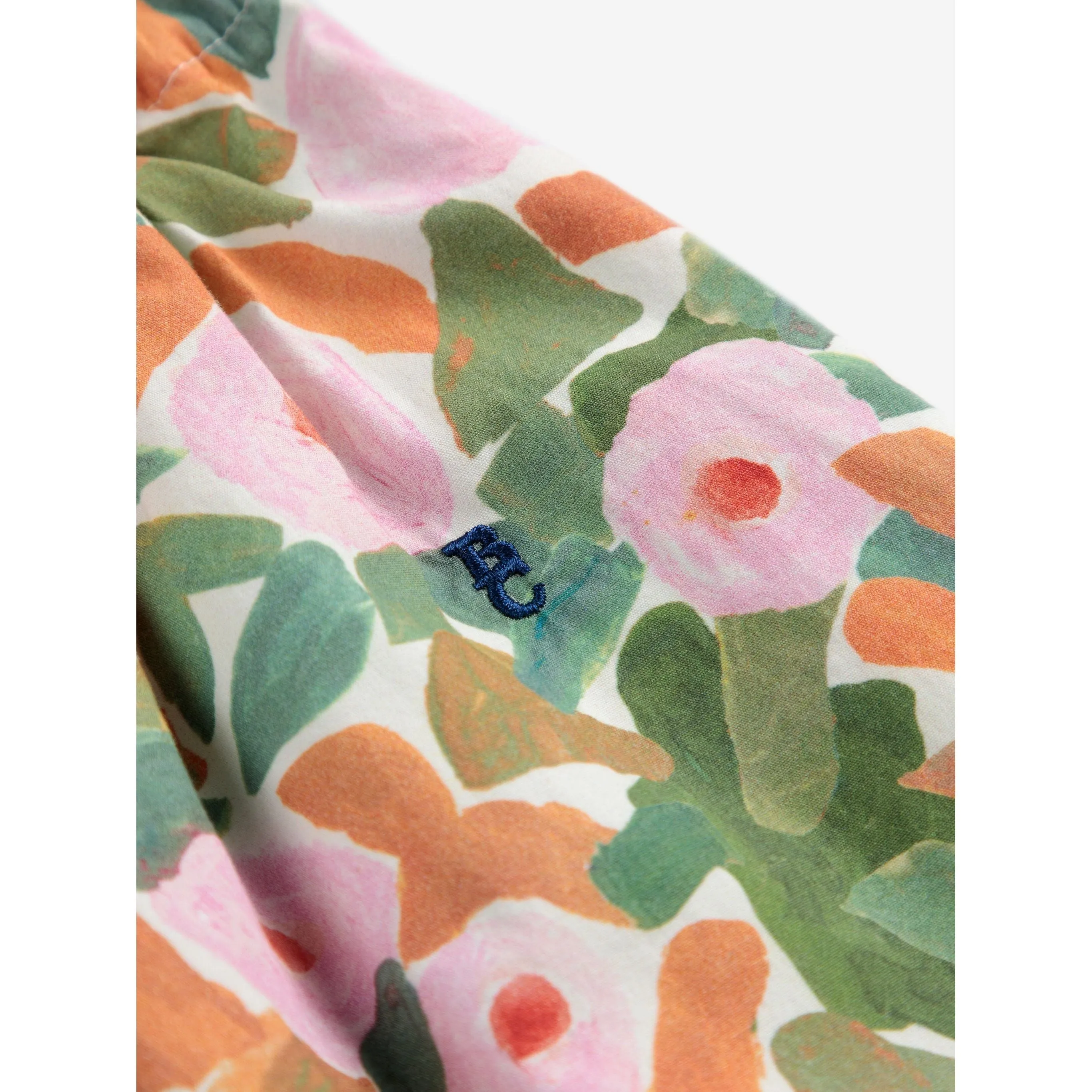 Floral All Over Woven Midi Skirt