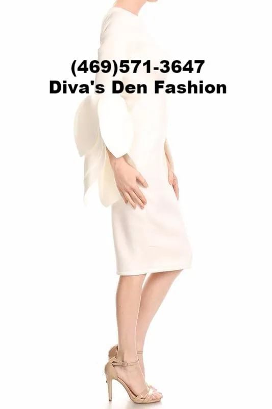 Flounce Sheath Dress