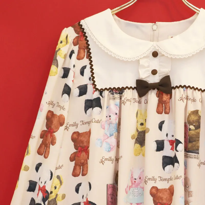 Fluffy Bears A Line Dress
