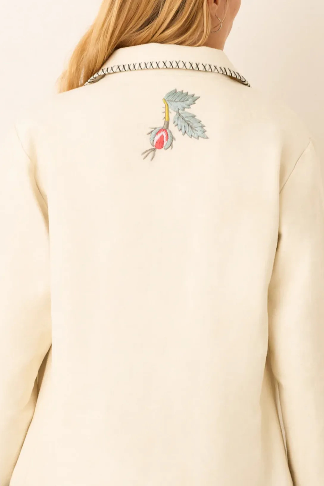 Francis Rose Romance Jacket | White Rose