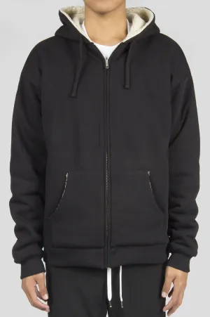 FUTUR SHERPA HOODIE BLACK