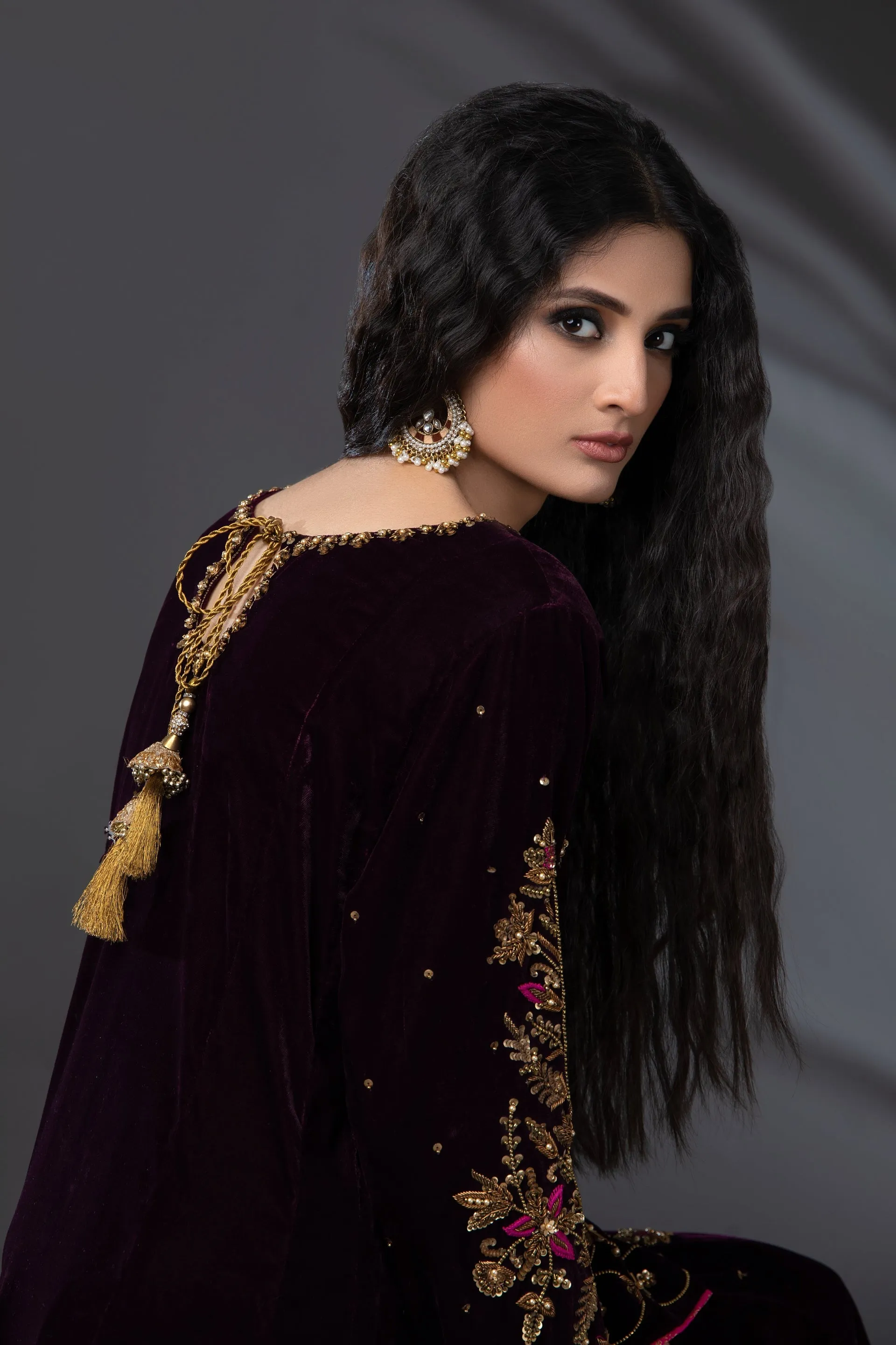 Gaia Embroidered Shirt With Pants & Dupatta 3-Piece Stitched