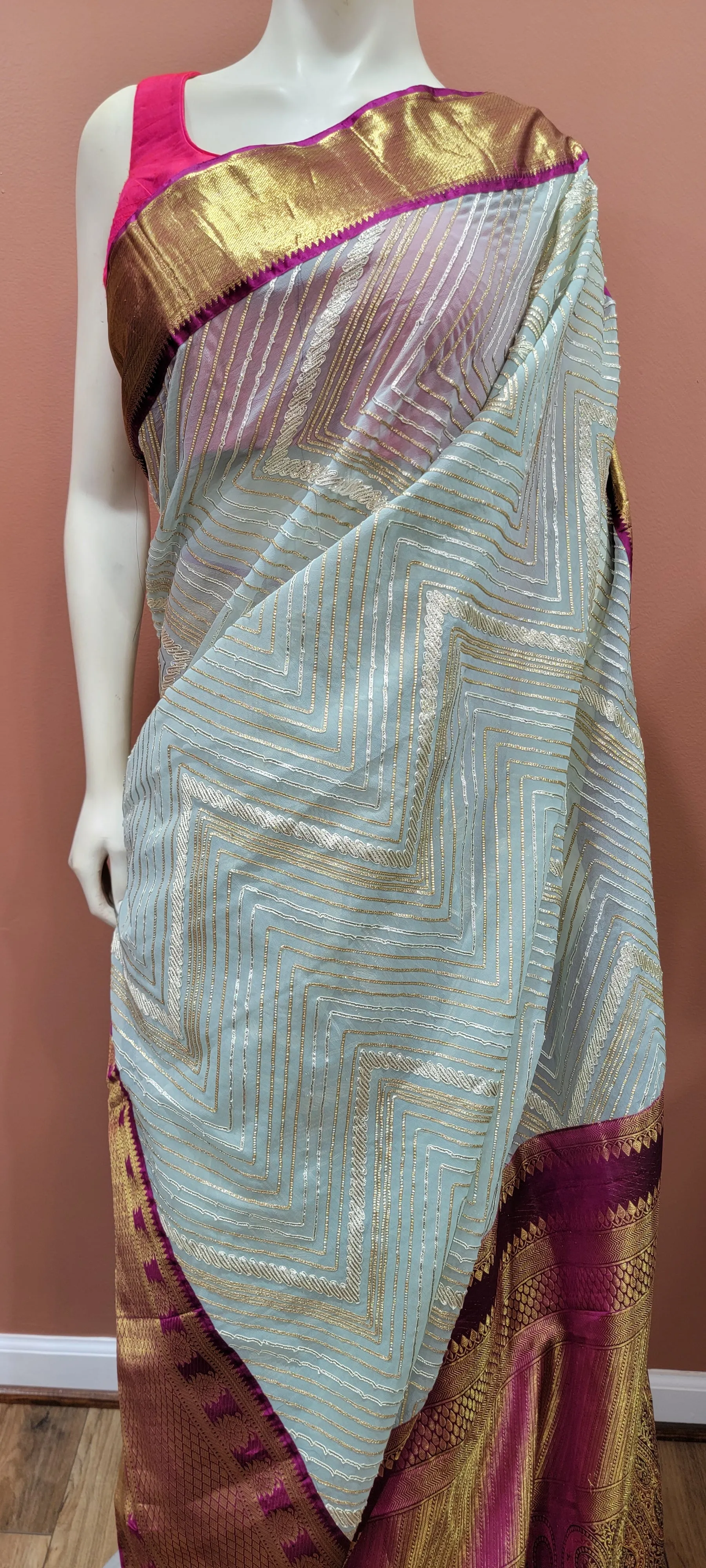 GottaPatti Fusion Silk Saree Collection