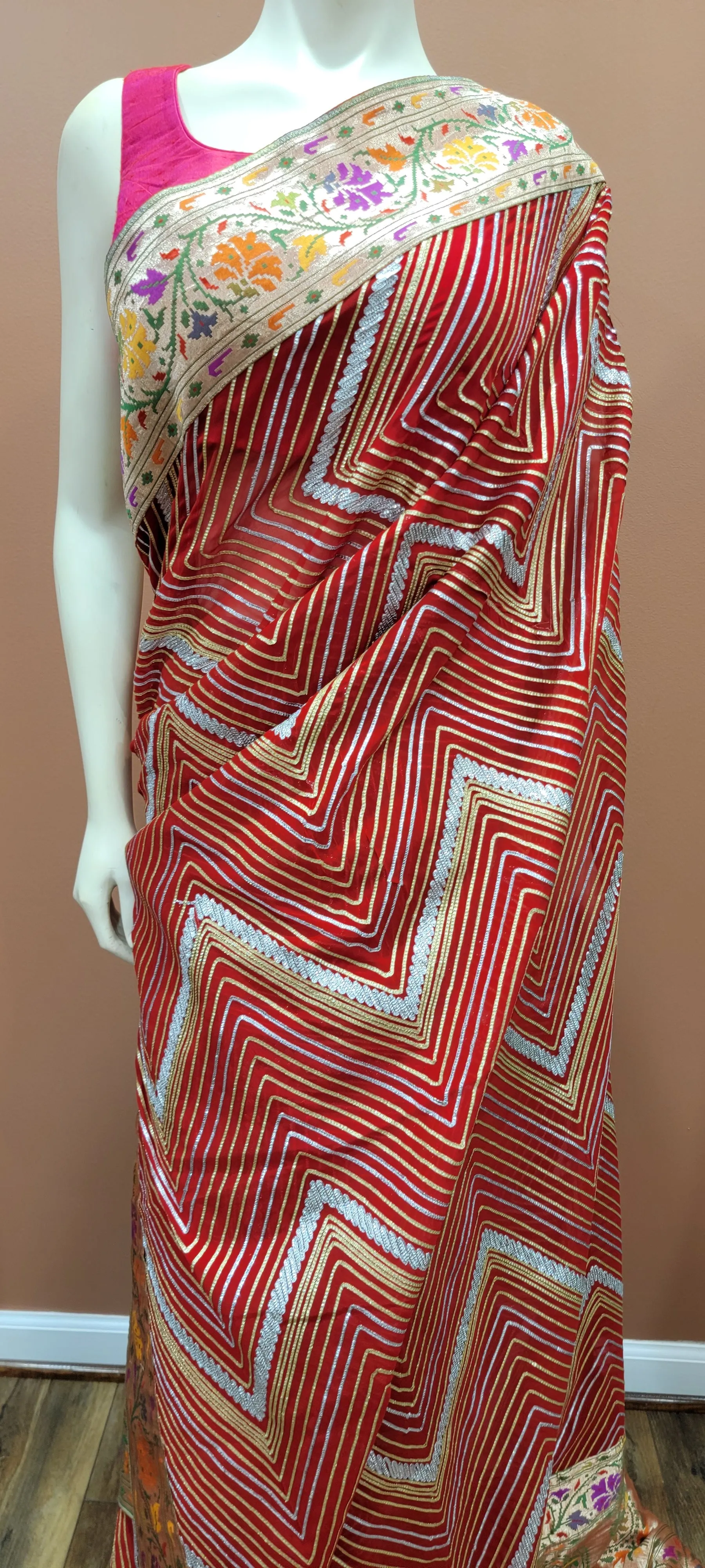 GottaPatti Fusion Silk Saree Collection