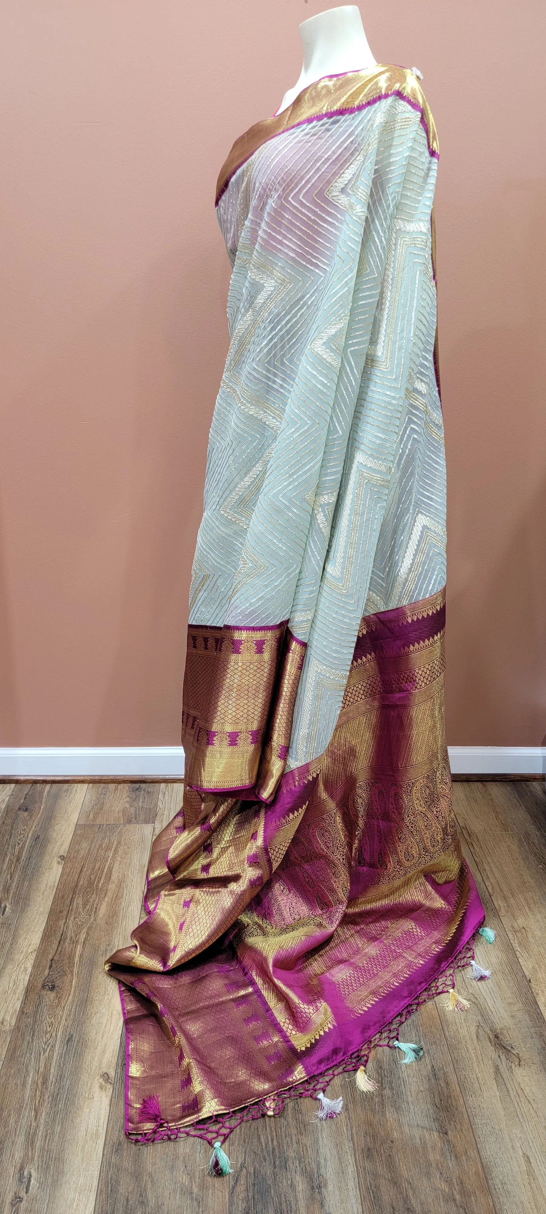 GottaPatti Fusion Silk Saree Collection