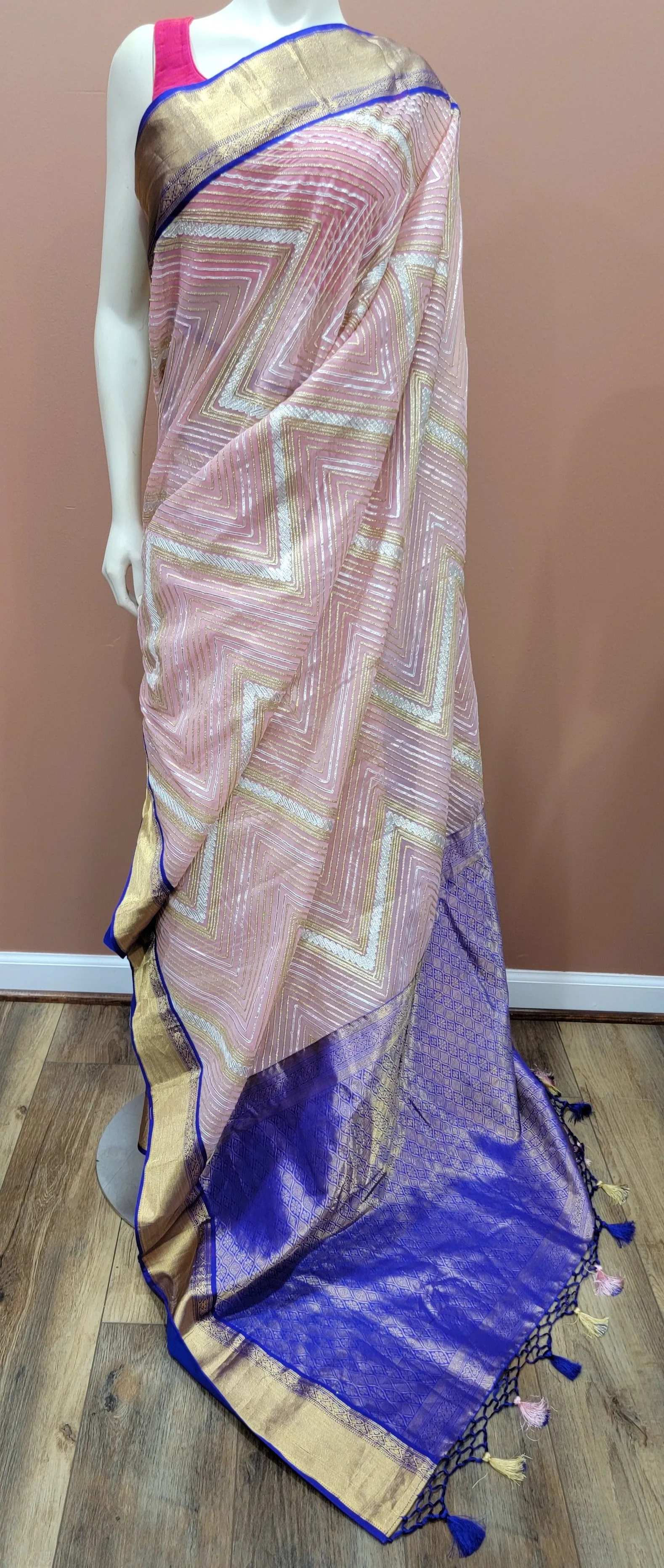 GottaPatti Fusion Silk Saree Collection