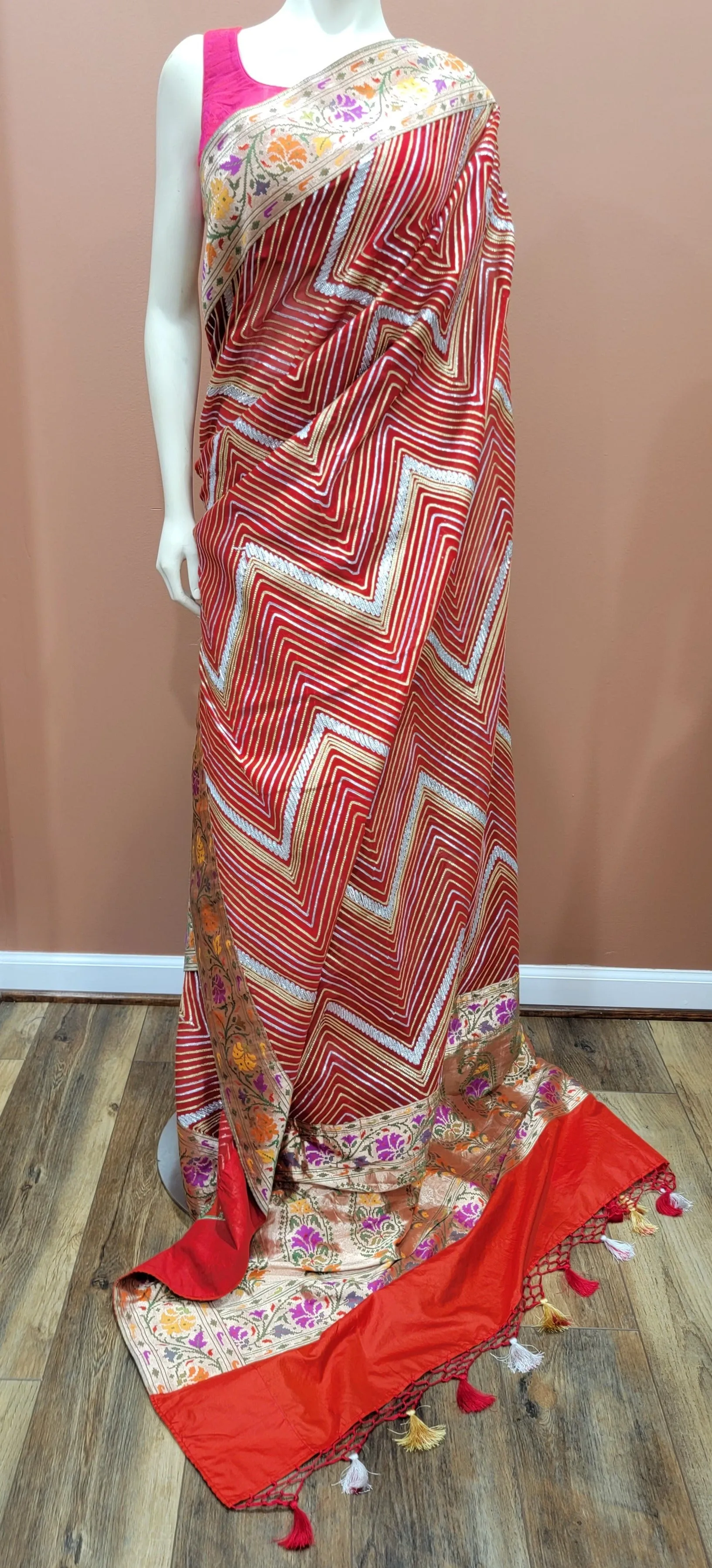 GottaPatti Fusion Silk Saree Collection