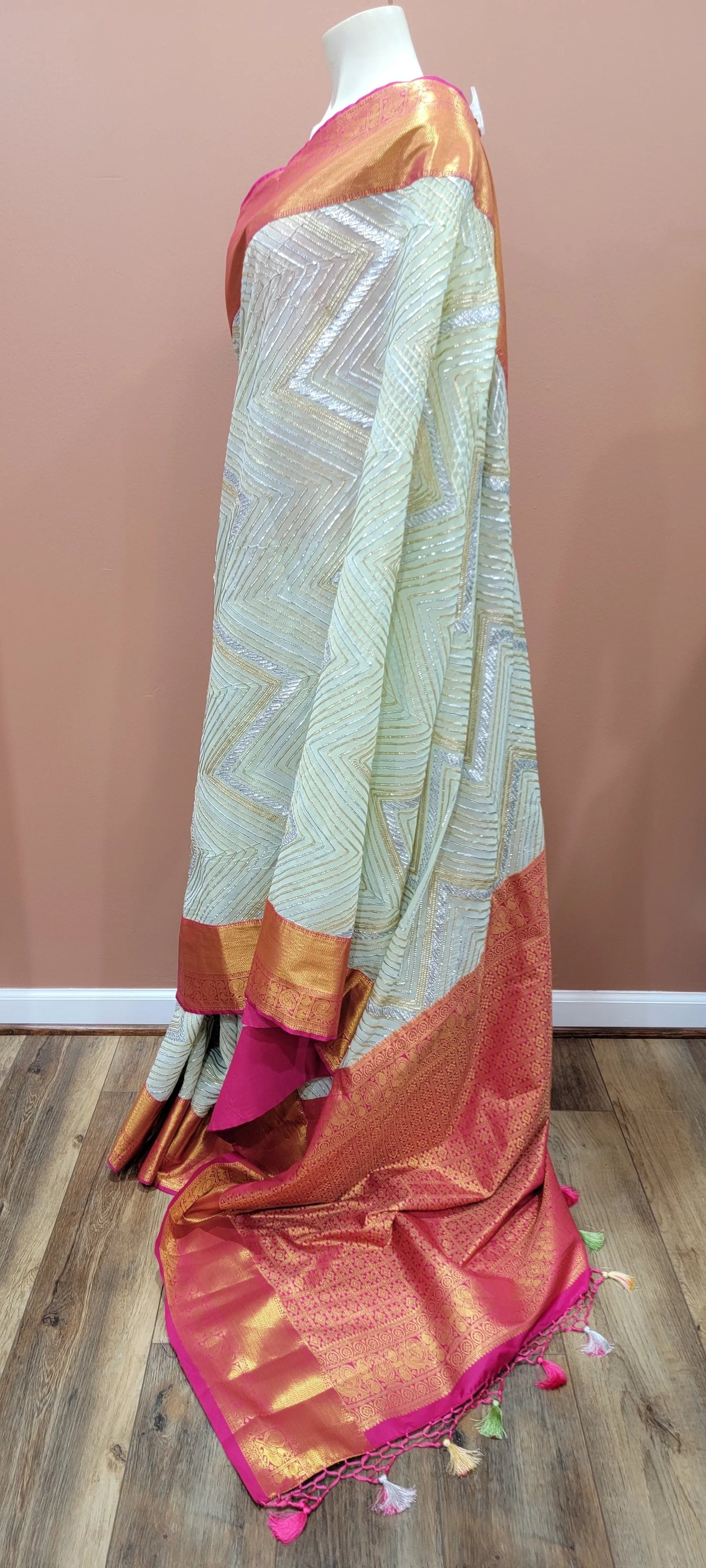 GottaPatti Fusion Silk Saree Collection