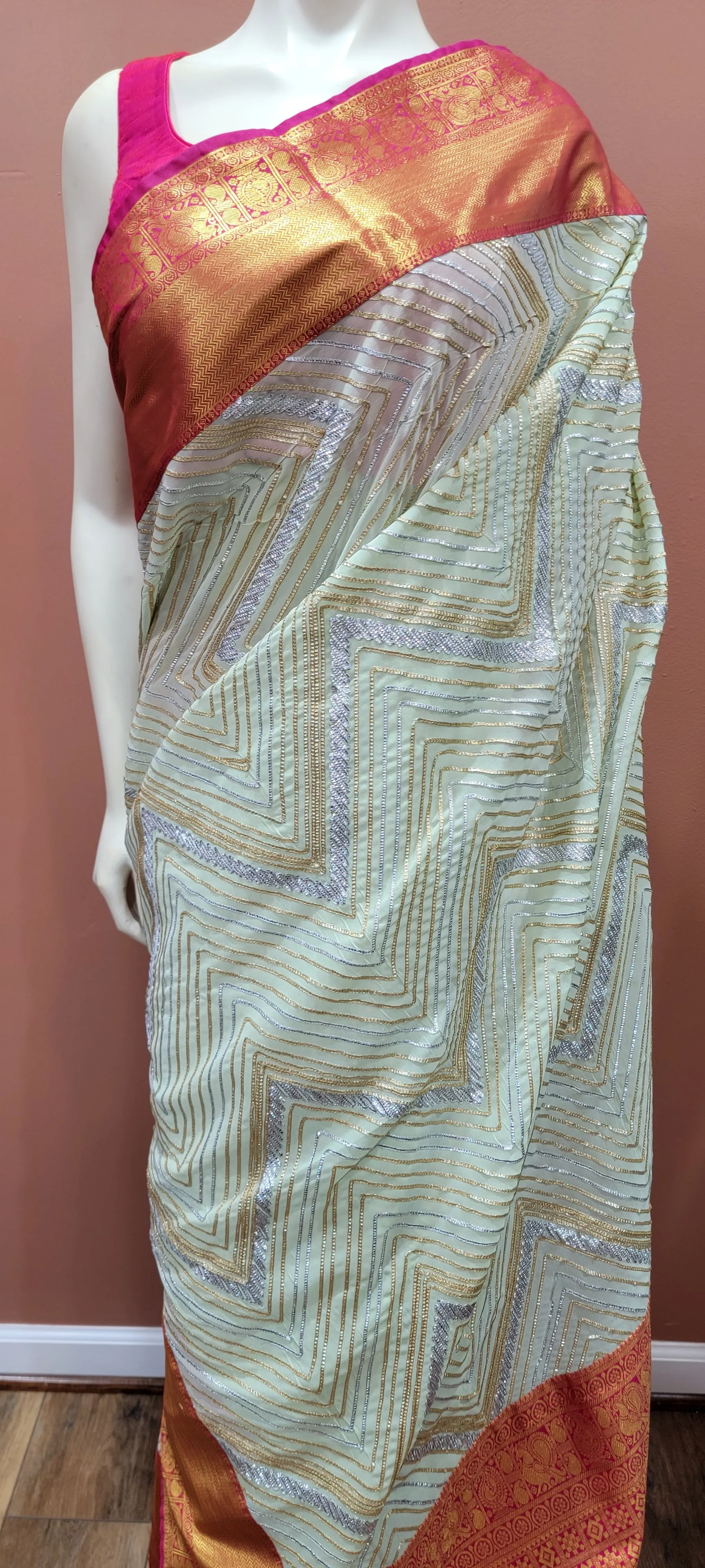 GottaPatti Fusion Silk Saree Collection