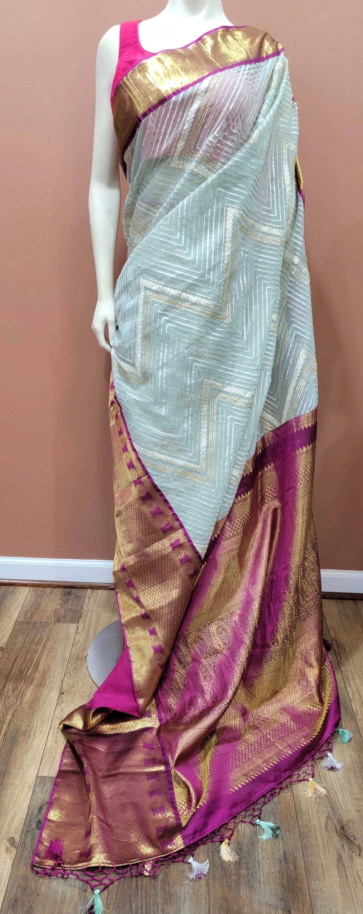 GottaPatti Fusion Silk Saree Collection