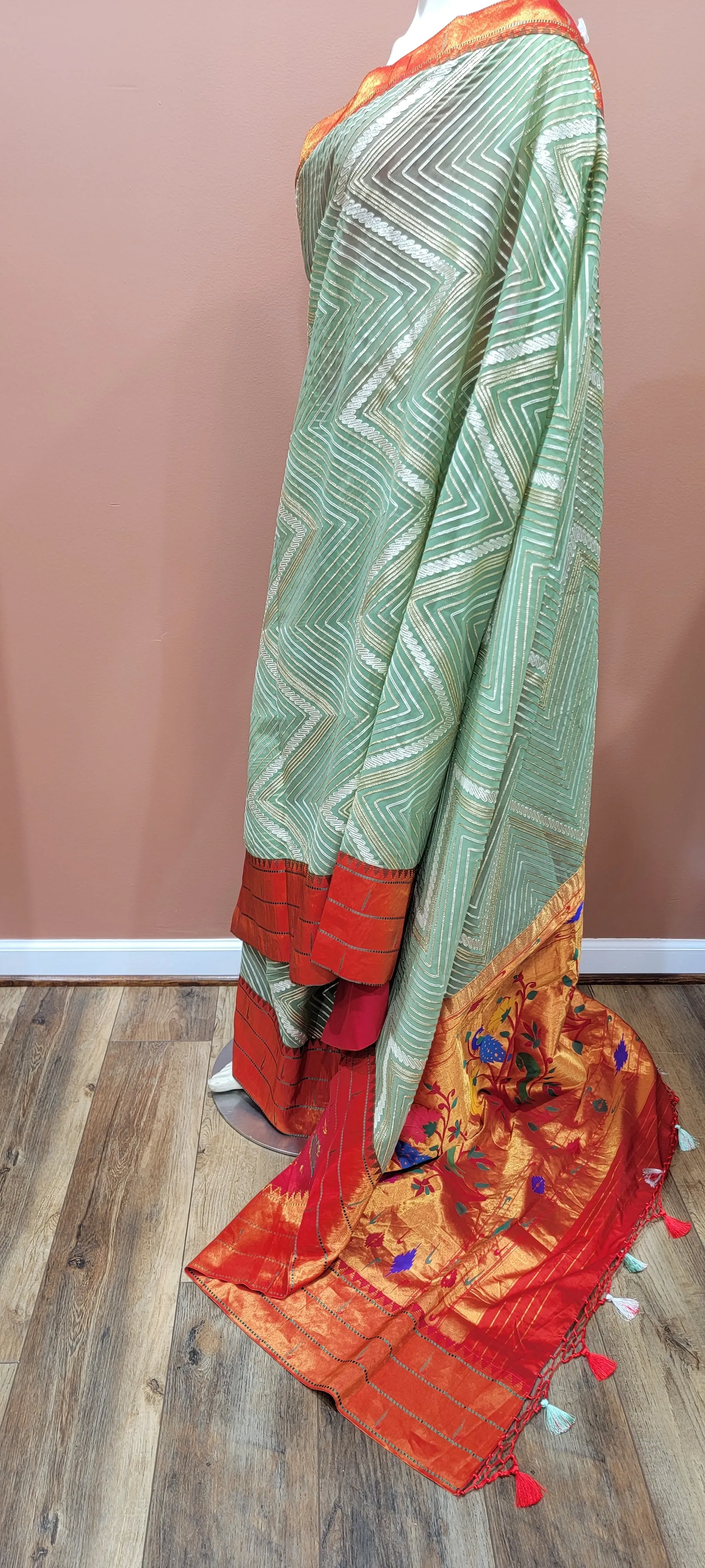 GottaPatti Fusion Silk Saree Collection