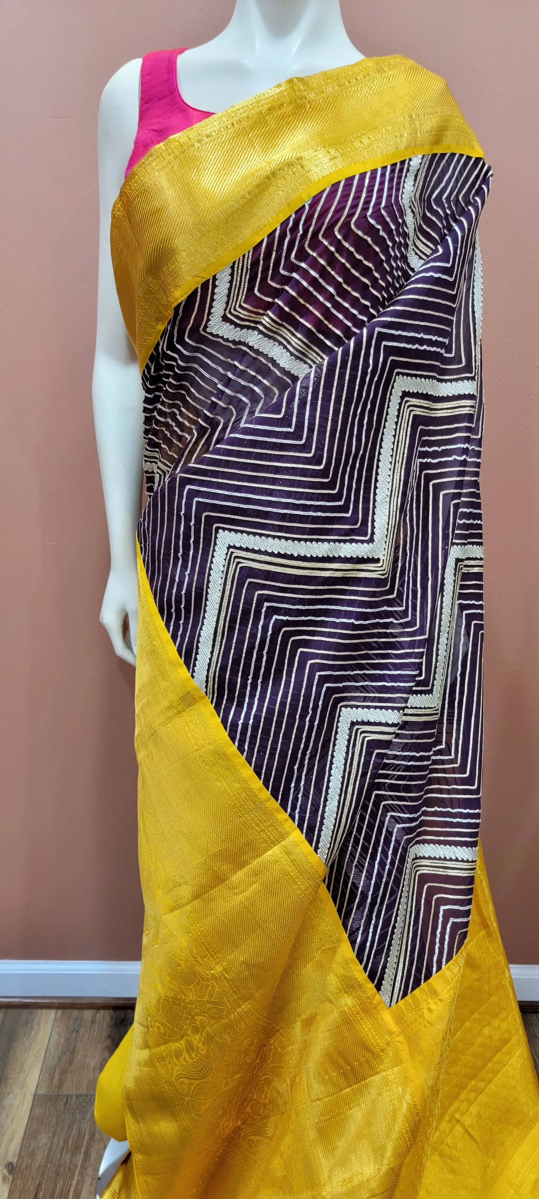 GottaPatti Fusion Silk Saree Collection