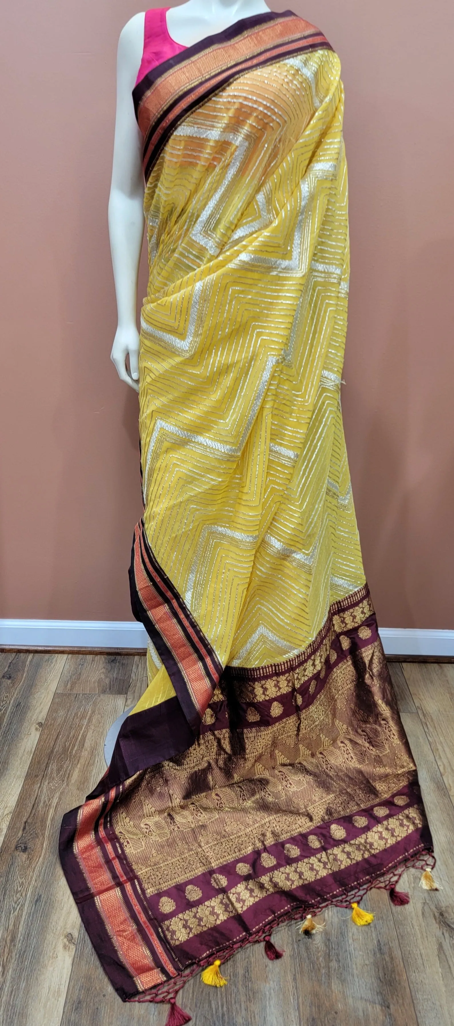 GottaPatti Fusion Silk Saree Collection