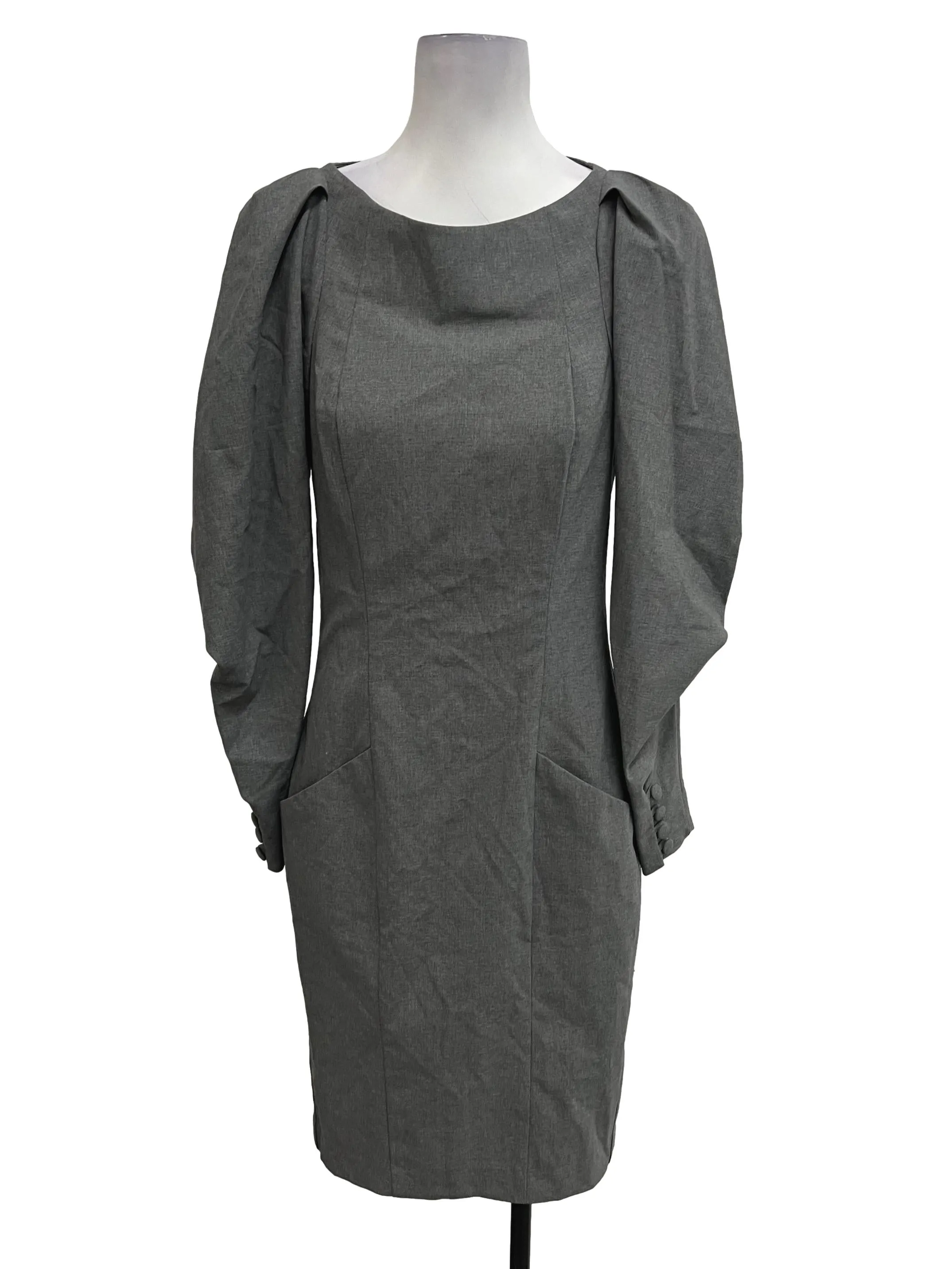 Grey Sheath Dress