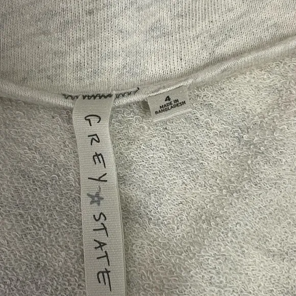 Grey State City Blazer Cream Heather Women size 4