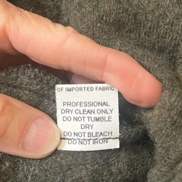 Habitat clothes to live in olive green wool blend jacket. Oversized Small. EUC