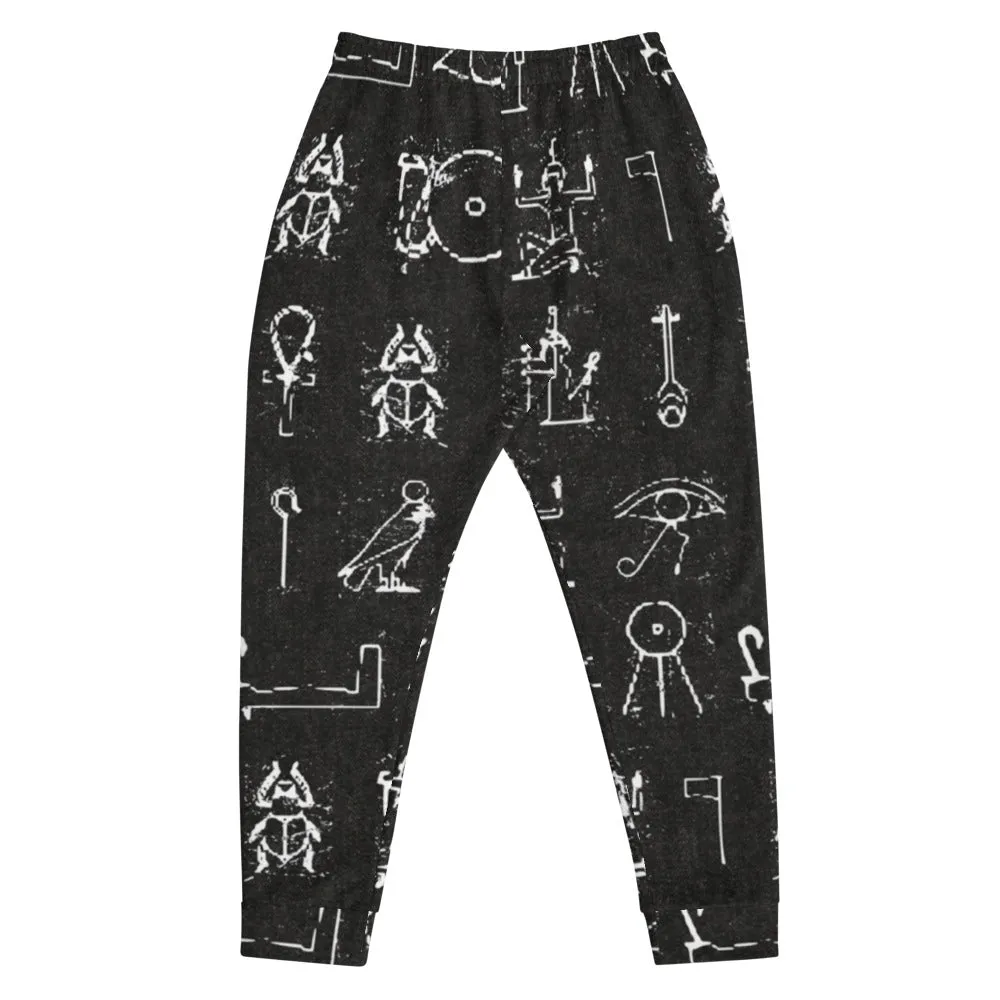 Hieroglyph Black Men's Joggers