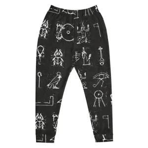 Hieroglyph Black Men's Joggers