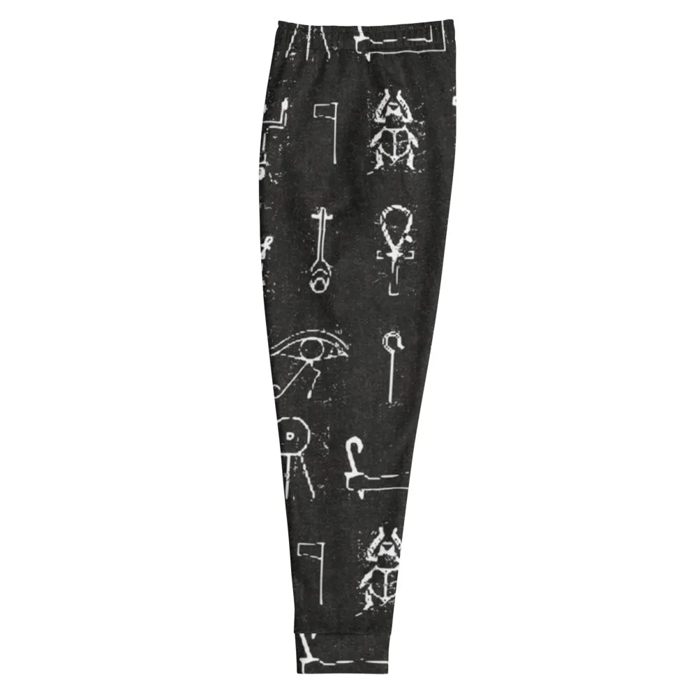 Hieroglyph Black Men's Joggers