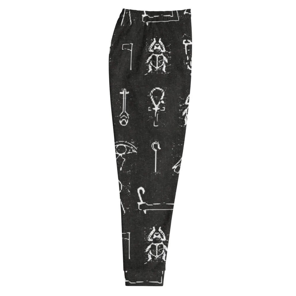 Hieroglyph Black Men's Joggers