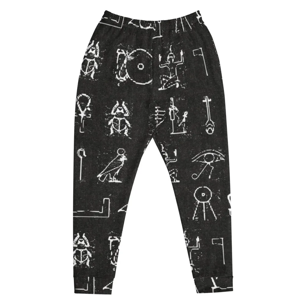 Hieroglyph Black Men's Joggers
