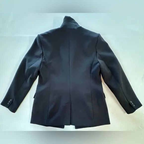House of Harlow 1960 Black Open Front Boyfriend Blazer (L)
