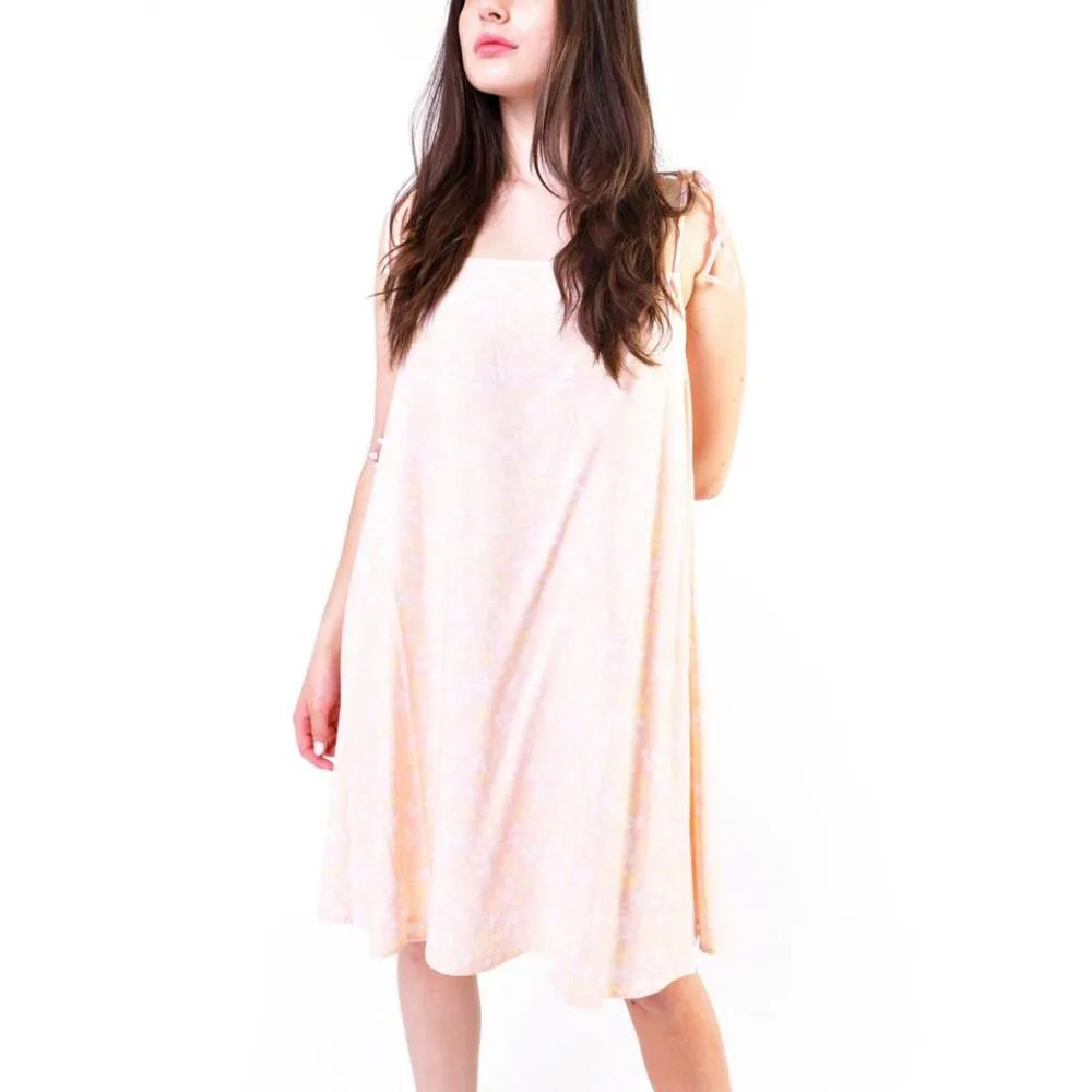HURLEY A LINE SWING DRESS TROPICAL PEACH