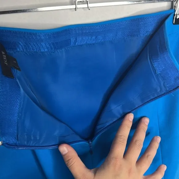 J. Crew Black Label Pencil Skirt Blue 2