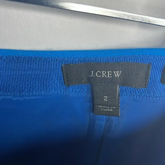 J. Crew Black Label Pencil Skirt Blue 2