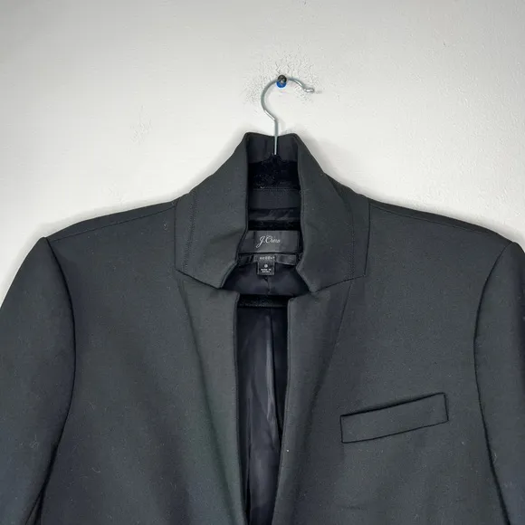 J Crew Regent one button blackk blazer jacket 8