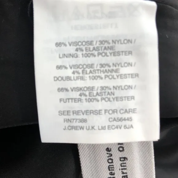 J. Crew Sheath Dress Ponte Black Size 00