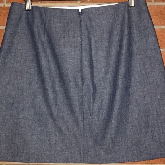 🪡J. CREW🪡SCALLOP TRIM COTTON MINI SKIRT🪡