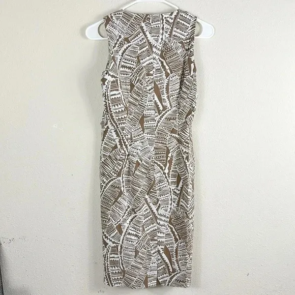 J. McLaughlin Anne Sleeveless Printed Sheath Dress size 4