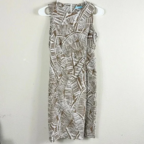 J. McLaughlin Anne Sleeveless Printed Sheath Dress size 4