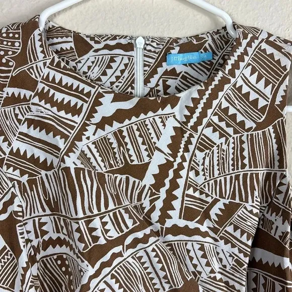 J. McLaughlin Anne Sleeveless Printed Sheath Dress size 4