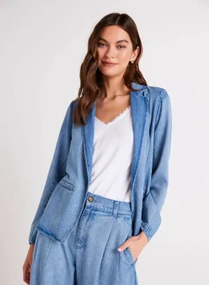 Jagger Easy Longline Blazer by Bella Dahl | Vintage Horizon Wash