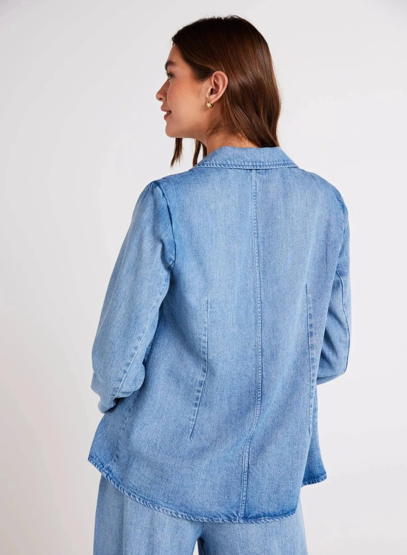 Jagger Easy Longline Blazer by Bella Dahl | Vintage Horizon Wash