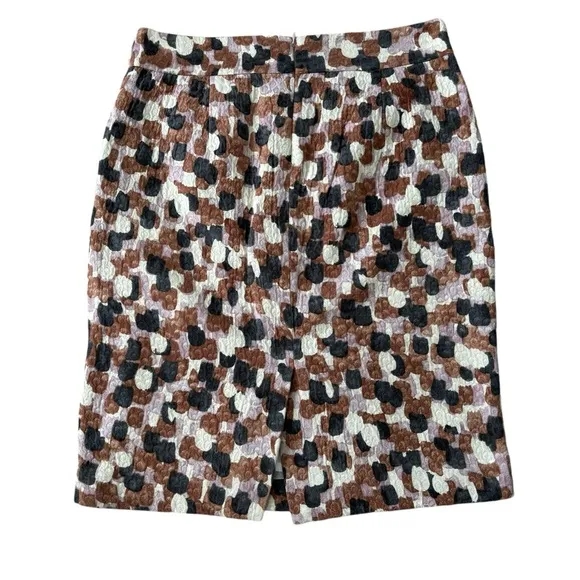 J.CREW SILK BLEND NEAPOLITAN SKIRT 8
