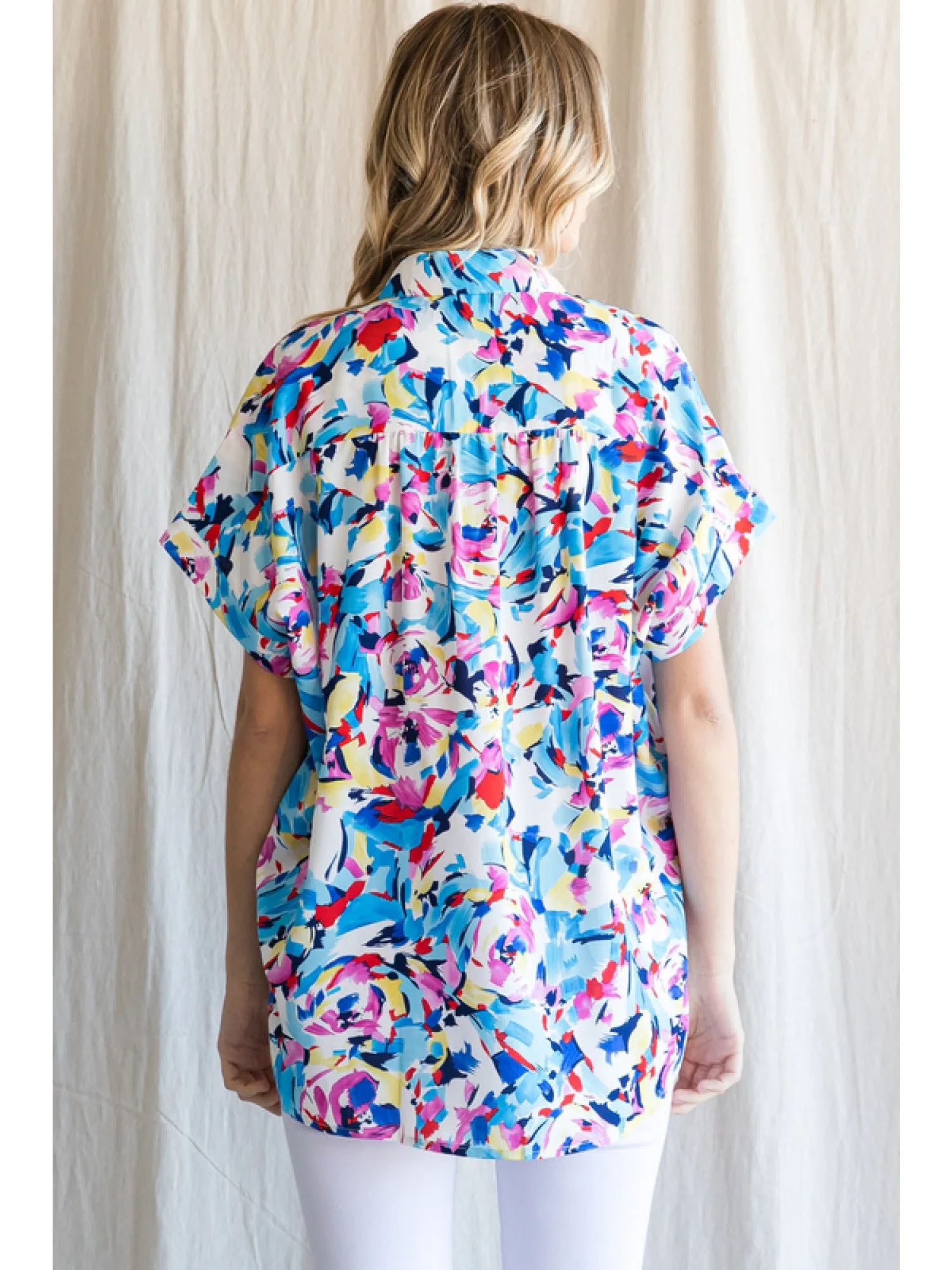 Jenny Collared Button Up Blouse