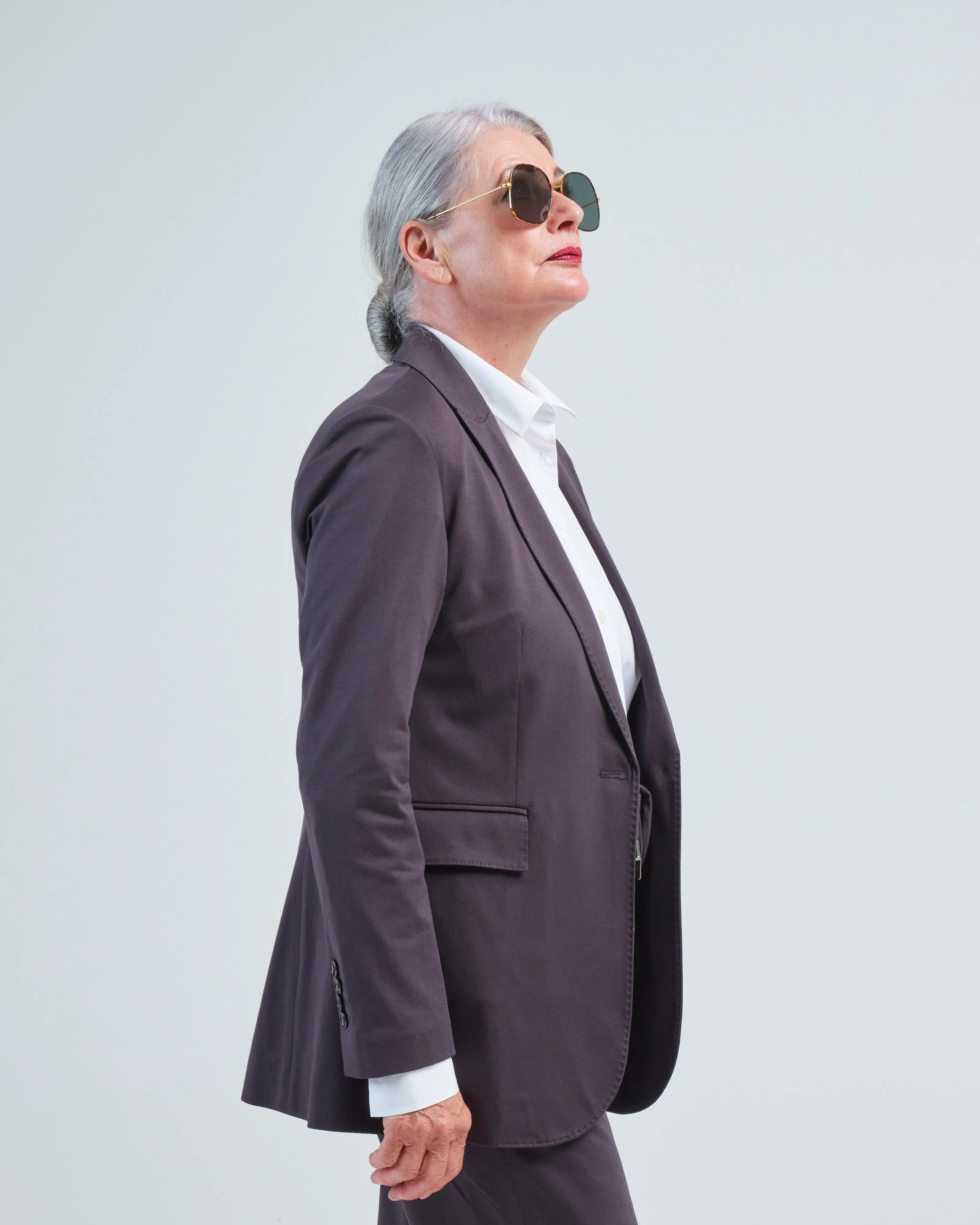 jersey light blazer